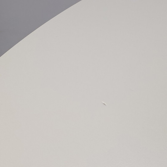 Image 1 of Vintage ronde eettafel van wit gefineerd hout door Pierre Paulin voor Artifort, 1960