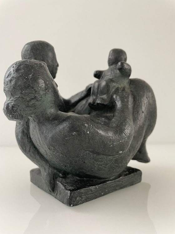 Image 1 of Frank Letterie - “Geborgen Begin” Gezin (1988) - Drukgesigneerd