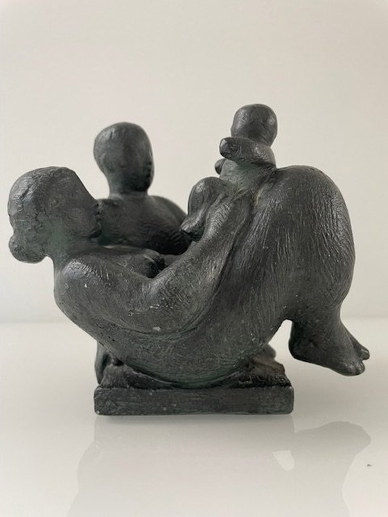 Image 1 of Frank Letterie - “Geborgen Begin” Gezin (1988) - Drukgesigneerd