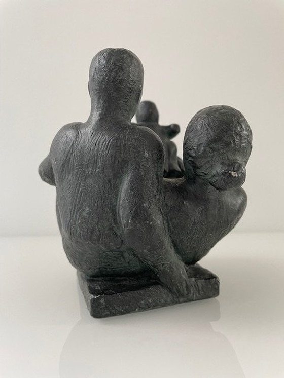 Image 1 of Frank Letterie - “Geborgen Begin” Gezin (1988) - Drukgesigneerd