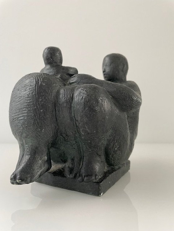 Image 1 of Frank Letterie - “Geborgen Begin” Gezin (1988) - Drukgesigneerd