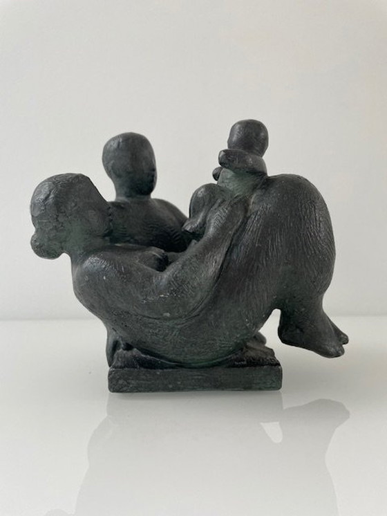 Image 1 of Frank Letterie - “Geborgen Begin” Gezin (1988) - Drukgesigneerd