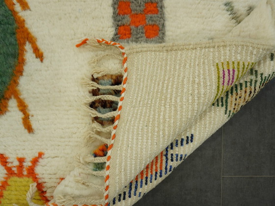 Image 1 of Berber Vloerkleed - 266 Cm X 155 Cm - Gekleurde Wol