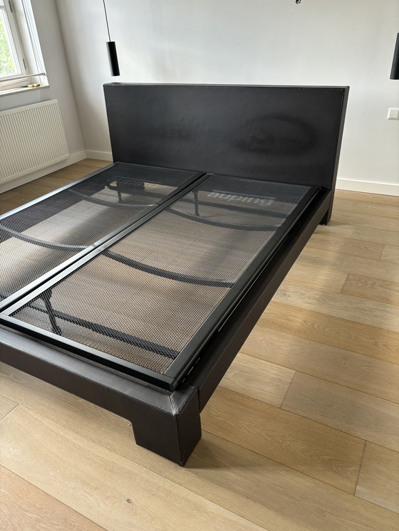 Image 1 of Meridiani Bed + 2X Auping Spiraal Bedbodem| Andrea Parisio