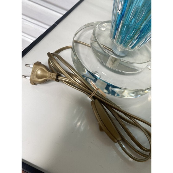 Image 1 of Paar vintage Murano glazen lampen van Toso, 1980