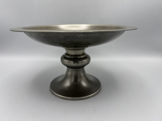 Image 1 of Tinnen Fruitschaal, Ontwerp Chris Van Der Hoef Voor Gero, 1925