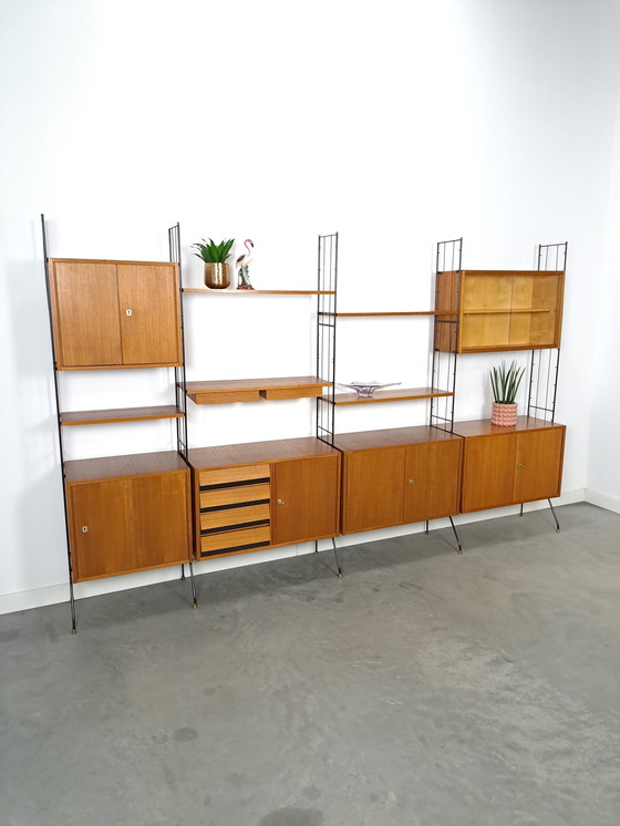 Image 1 of Teak Design Silverschild Modulair Wandsysteem Vintage