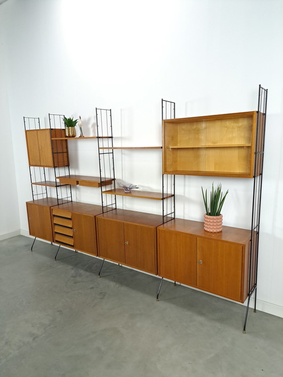 Image 1 of Teak Design Silverschild Modulair Wandsysteem Vintage