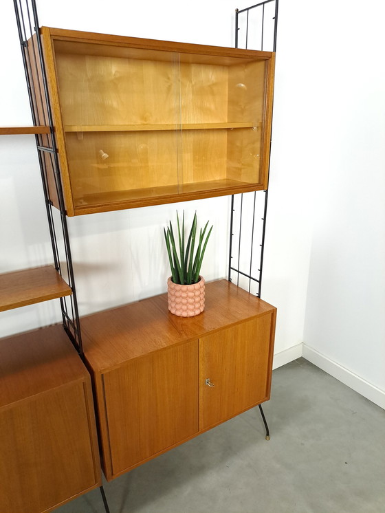 Image 1 of Teak Design Silverschild Modulair Wandsysteem Vintage