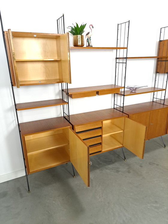 Image 1 of Teak Design Silverschild Modulair Wandsysteem Vintage