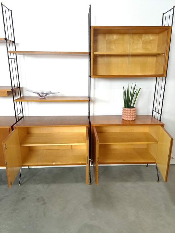 Image 1 of Teak Design Silverschild Modulair Wandsysteem Vintage