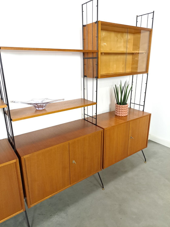 Image 1 of Teak Design Silverschild Modulair Wandsysteem Vintage