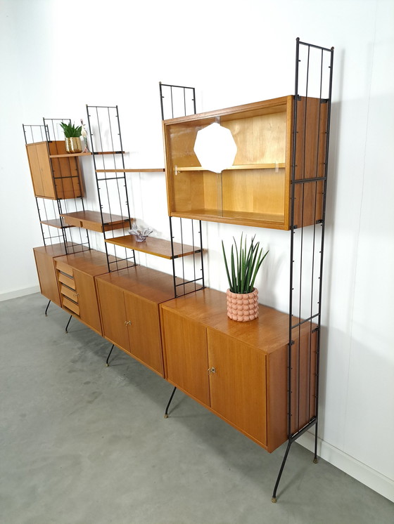 Image 1 of Teak Design Silverschild Modulair Wandsysteem Vintage