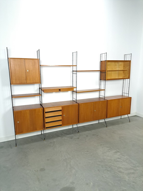 Image 1 of Teak Design Silverschild Modulair Wandsysteem Vintage