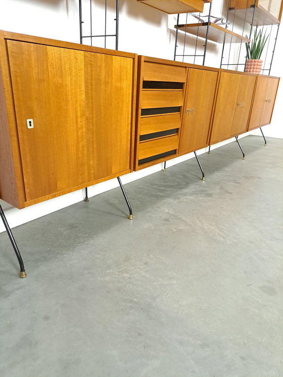 Image 1 of Teak Design Silverschild Modulair Wandsysteem Vintage