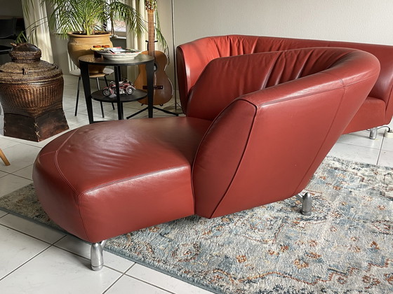 Image 1 of Leolux Pupilla Bank Met Chaise Longue