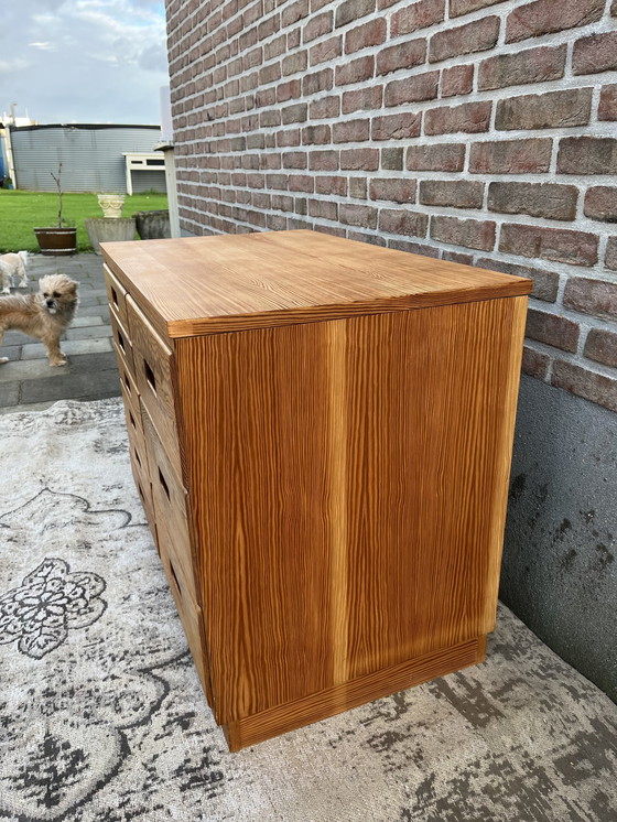 Image 1 of Vintage Ladenkast Met 9 Laden 