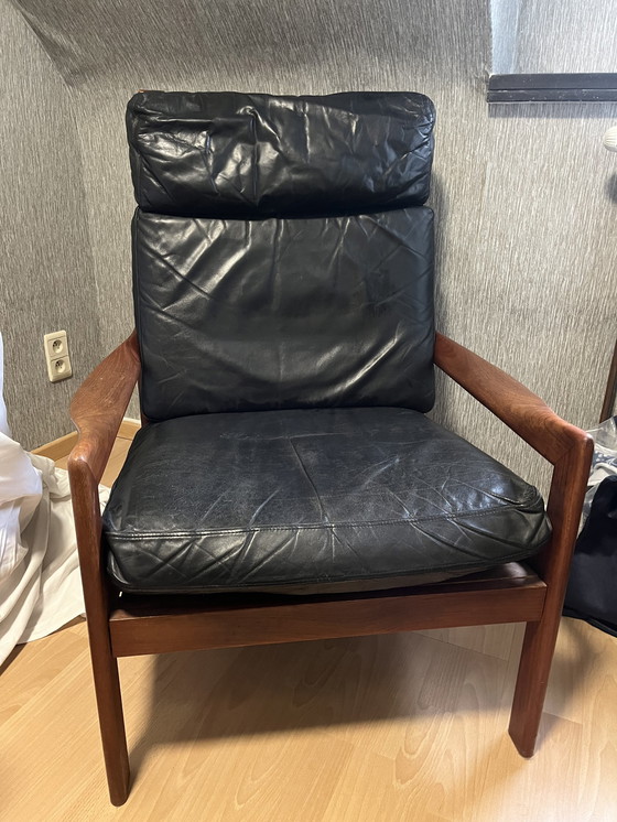 Image 1 of Mid-Century loungestoel