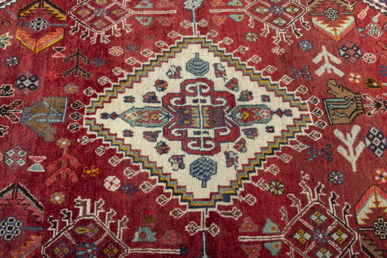 Image 1 of Handgeknoopt oosters tapijt uit Shiraz - 217 X 155 cm