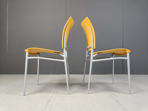 Image 1 of Set van 4 Miss C.O.C.O eetkamerstoelen door Philippe Starck voor Cassina, 1998