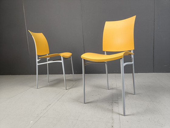 Image 1 of Set van 4 Miss C.O.C.O eetkamerstoelen door Philippe Starck voor Cassina, 1998