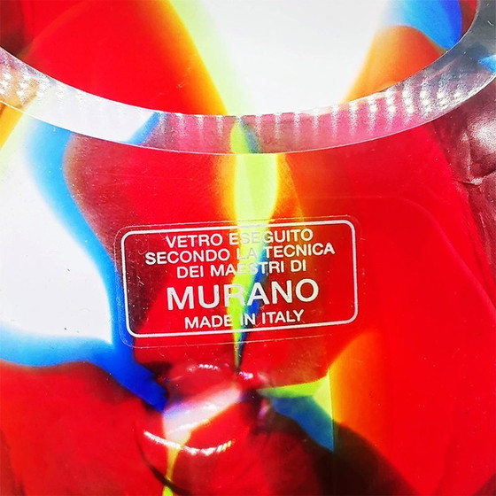 Image 1 of 1970S Prachtige vaas van Murano glas. Gemaakt in Italië. Immagine 1 Prachtige vaas uit 1970 in Murano glas. Gemaakt in Italië.