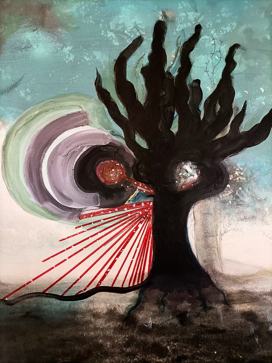 Image 1 of B van Emmerik - Black Tree