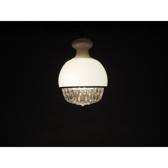 Image 1 of Glazen kroonluchter uit Mid Century, Italië 1960