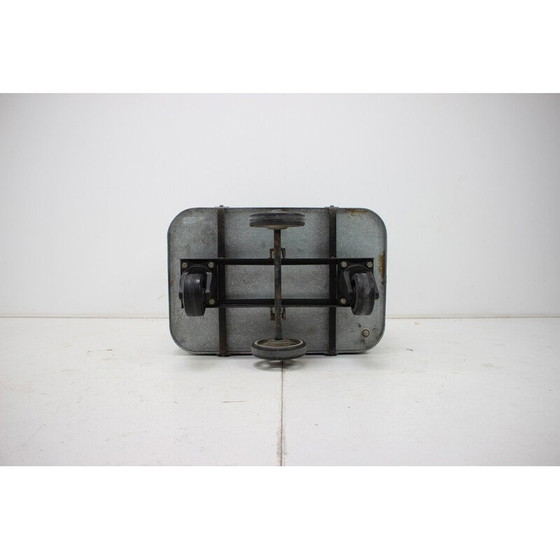 Image 1 of Vintage industriële metalen waskar voor Kovo Bzenec, Tsjecho-Slowakije 1950