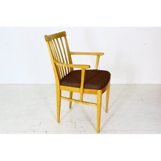 Image 1 of Set van 4 vintage stoelen van Carl Malmsten voor Afor Mobelfabrik 1970