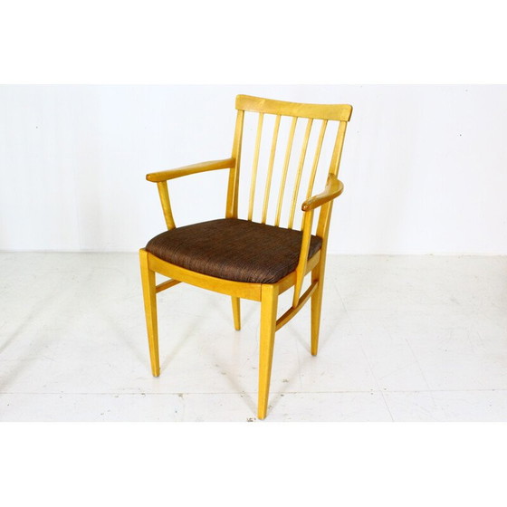 Image 1 of Set van 4 vintage stoelen van Carl Malmsten voor Afor Mobelfabrik 1970