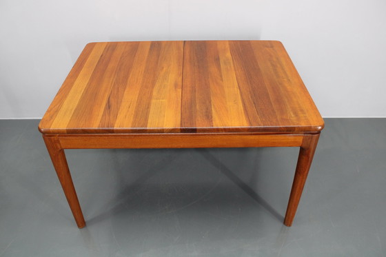 Image 1 of 1960S massief teakhouten uitschuifbare eettafel van Glostrup Mobelfabrik, Denemarken