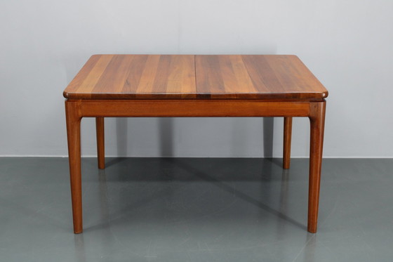 Image 1 of 1960S massief teakhouten uitschuifbare eettafel van Glostrup Mobelfabrik, Denemarken