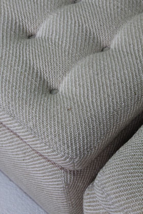 Image 1 of Vintage Beige Modulaire Bank, 2-Zits - Dux International, Jaren '70