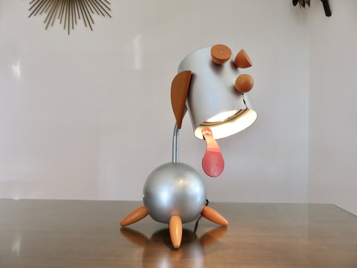 Lamp Hond, Robot, Futuristisch, Memphis-stijl, 1980