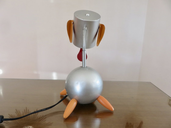 Image 1 of Lamp Hond, Robot, Futuristisch, Memphis-stijl, 1980