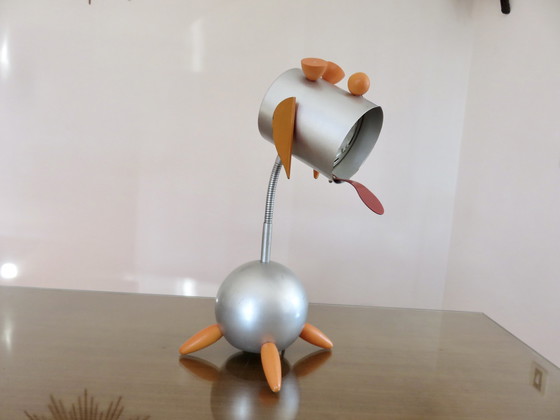 Image 1 of Lamp Hond, Robot, Futuristisch, Memphis-stijl, 1980