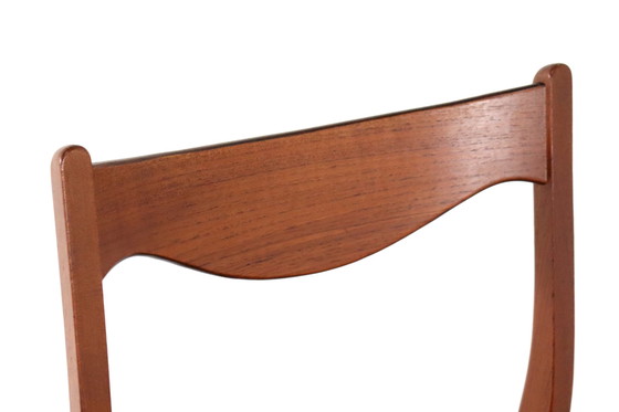 Image 1 of 4X Eetkamerstoel Arne Wahl Iversen Voor Glyngore 'Naerem' Vintage Deens