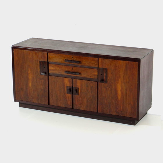 Image 1 of Amsterdamse School Art Deco boekenkast dressoir kast, 1920