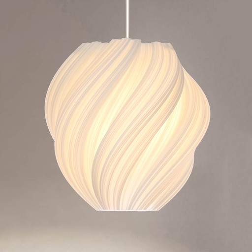 Swiss Design Koch #2 Tegen de klok in Hanglamp Wit