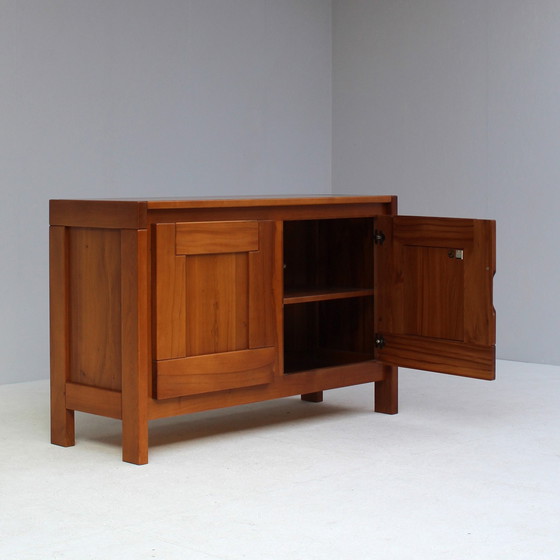 Image 1 of Vintage dressoir in massief iepenhout, Frankrijk, jaren 1970