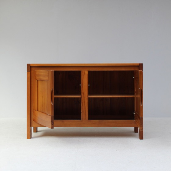 Image 1 of Vintage dressoir in massief iepenhout, Frankrijk, jaren 1970