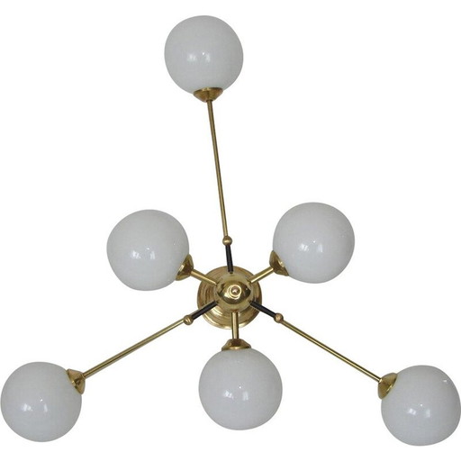 Vintage kroonluchter Stilnovo 1960