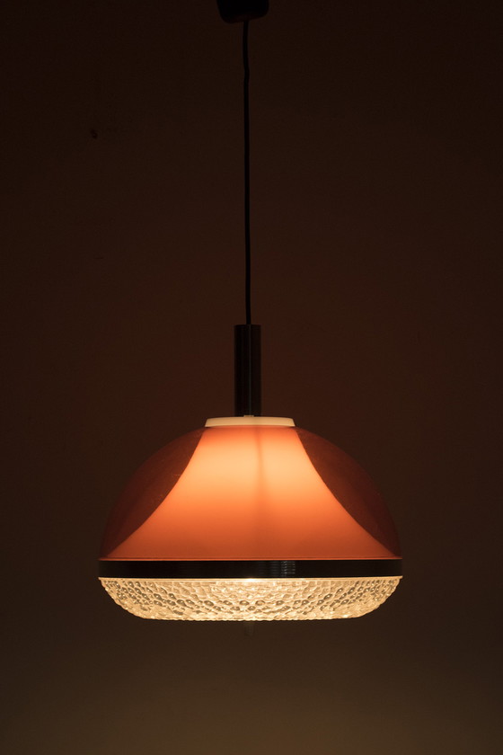 Image 1 of Vintage kunststof hanglamp