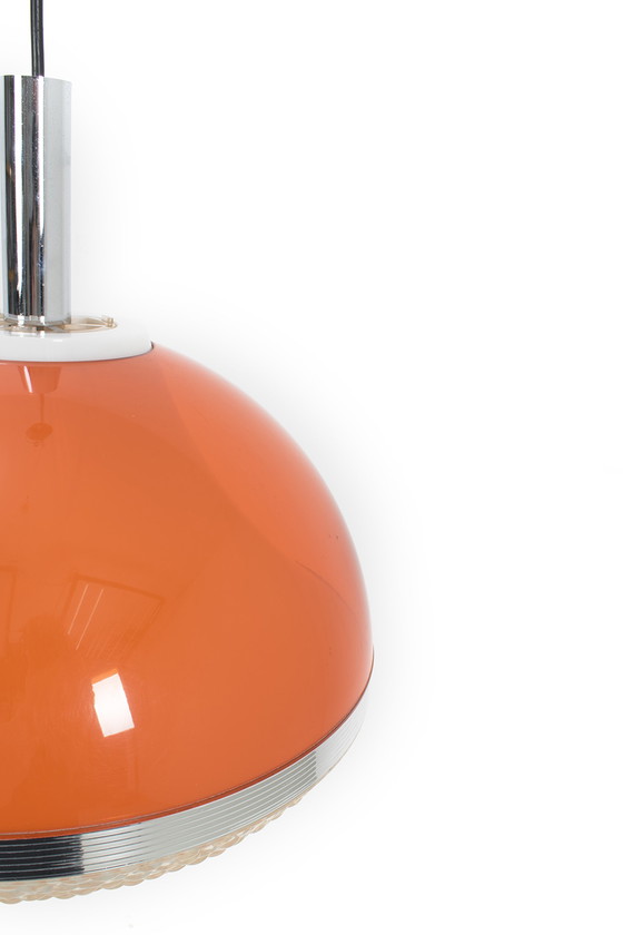 Image 1 of Vintage kunststof hanglamp