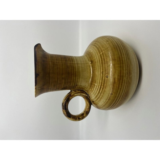 Image 1 of Vintage Brutalistische keramische kruik, 1970