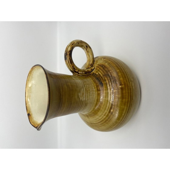 Image 1 of Vintage Brutalistische keramische kruik, 1970
