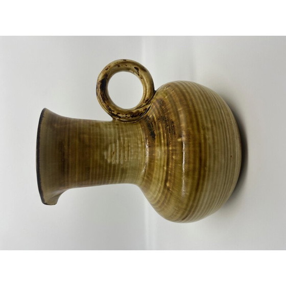 Image 1 of Vintage Brutalistische keramische kruik, 1970