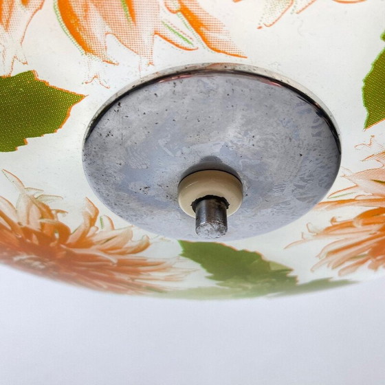 Image 1 of Vintage glazen hanglamp van Zukov, Tsjecho-Slowakije 1960