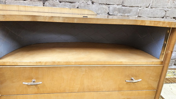 Image 1 of Klein Blond Houten Dressoir Vintage